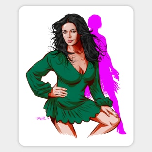 Catherine Zeta Jones - An illustration by Paul Cemmick Sticker